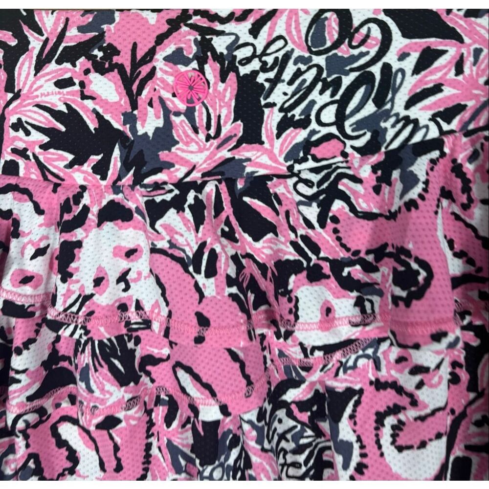 Lilly Pulitzer Luxletic hanging with my boo panda print skirt size L - Picture 2 of 4